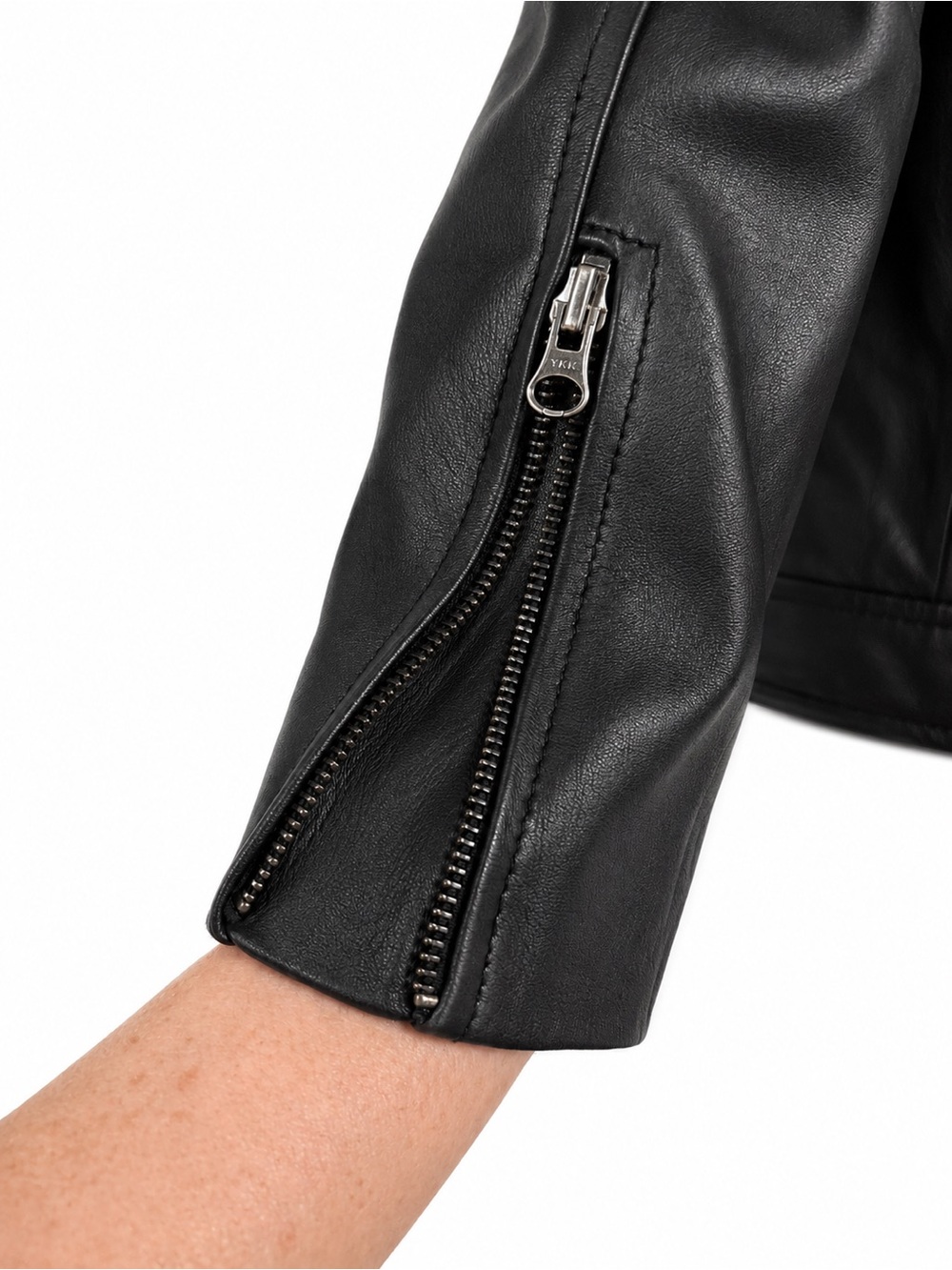 🖤Classic Black All Leather Moto Jacket🖤 - Picture 3 of 5